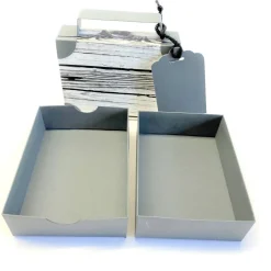 Koffer aus Karton – Handgemachte Geschenkverpackung für Urlaub, Reisegutschein oder Geldgeschenk (12x9x3,5cm)