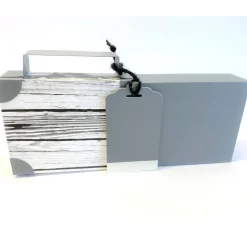 Koffer aus Karton – Handgemachte Geschenkverpackung für Urlaub, Reisegutschein oder Geldgeschenk (12x9x3,5cm)