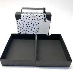 Koffer aus Karton – Handgemachte Geschenkverpackung für Urlaub, Reisegutschein oder Geldgeschenk (15x11x3,5cm)