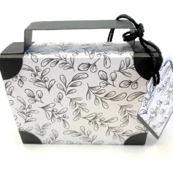 Koffer aus Karton – Handgemachte Geschenkverpackung für Urlaub, Reisegutschein oder Geldgeschenk (12x9x3,5cm)