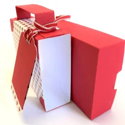 Koffer aus Karton – Handgemachte Geschenkverpackung für Urlaub, Reisegutschein oder Geldgeschenk (12x9x3,5cm)