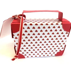 Koffer aus Karton – Handgemachte Geschenkverpackung für Urlaub, Reisegutschein oder Geldgeschenk (12x9x3,5cm)