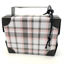 Koffer aus Karton – Handgemachte Geschenkverpackung für Urlaub, Reisegutschein oder Geldgeschenk (12x9x3,5cm)