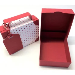 Koffer aus Karton – Handgemachte Geschenkverpackung für Urlaub, Reisegutschein oder Geldgeschenk (12x9x3,5cm)