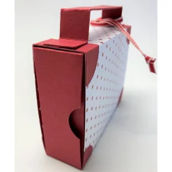 Koffer aus Karton – Handgemachte Geschenkverpackung für Urlaub, Reisegutschein oder Geldgeschenk (12x9x3,5cm)