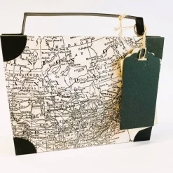 Koffer aus Karton – Handgemachte Geschenkverpackung für Urlaub, Reisegutschein oder Geldgeschenk (18x13,5x3,5cm)