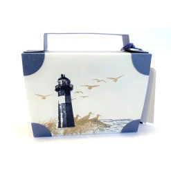 Koffer aus Karton – Handgemachte Geschenkverpackung für Urlaub, Reisegutschein oder Geldgeschenk (15x11x3,5cm)