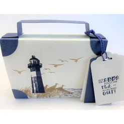 Koffer aus Karton – Handgemachte Geschenkverpackung für Urlaub, Reisegutschein oder Geldgeschenk (15x11x3,5cm)