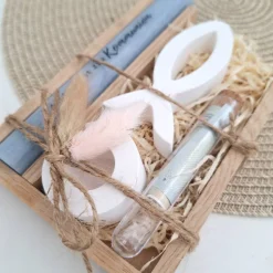 Kommunion Geldgeschenk Kommunionsgeschenk Fisch Var. 1 Kerzenhalter rund Reagenzglas Jungen Mädchen Kommunionskerze Guts