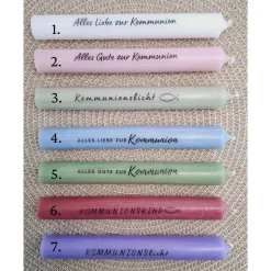 Kommunion Geldgeschenk Kommunionsgeschenk Kerzenhalter Fisch Reagenzglas Geschenkset Jungen Mädchen Kommunionskerze Guts