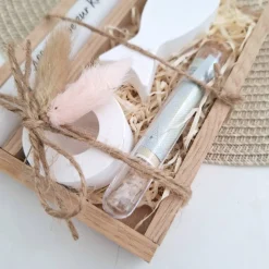 Kommunion Geldgeschenk Kommunionsgeschenk Geschenkset Fisch Var. 2 Kerzenhalter rund Reagenzglas Jungen Mädchen Kommunio