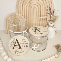 Kommunion Geschenk Naschglas personalisiert Vorratsglas
