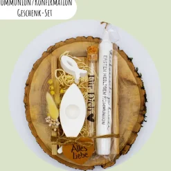 Kommunion oder Konfirmation Geschenk-Set | personalisierbar | Geldgeschenk | Geschenkidee | Glaube | Kirche