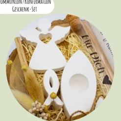 Kommunion oder Konfirmation Geschenk-Set | personalisierbar | Geldgeschenk | Geschenkidee | Glaube | Kirche