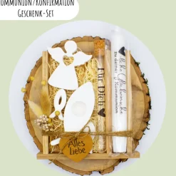 Kommunion oder Konfirmation Geschenk-Set | personalisierbar | Geldgeschenk | Geschenkidee | Glaube | Kirche