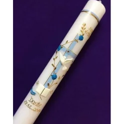 Kommunionkerze, Kommunionskerze, Taufkerze, Kerze zur Kommunion, Erstkommunion, Taufe, inkl. Beschriftung, Farbwünsche m