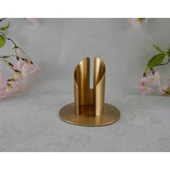 Kommunionkerze Taufkerze lang Mädchen Lebensbaum rosa gold Baum des Lebens Kreuz Regenbogen Name Datum individualisierbar 400/40 mm