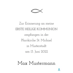 Kommunionsbildchen | Andenkenbildchen | Erinnerungsbildchen | Gedenkbildchen | Gastgeschenk | Heiligenbildchen