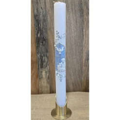 Kommunionskerze - Irisierend - 40x4