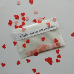 Konfetti-Tütchen,  Liebe – kann man nicht genug haben