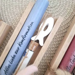 Konfirmation Geldgeschenk Konfirmationsgeschenk mit Fisch Reagenzglas Geschenkset für Jungen und Mädchen Konfirmationske