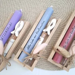 Konfirmation Geldgeschenk Konfirmationsgeschenk mit Fisch Reagenzglas Geschenkset für Jungen und Mädchen Konfirmationske