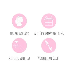 Konfirmation Geschenk für Mädchen, Halskette mit Anhänger, mit Karte und Geschenkbox