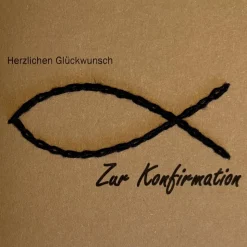 Konfirmation Karte natur