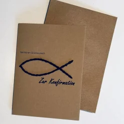 Konfirmation Karte natur