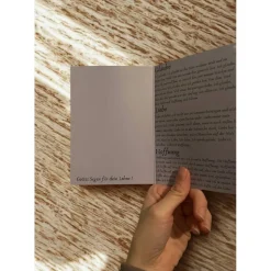 Konfirmationskarte Klappkarte A6 - Psalm 139,5 – Modernes Design Glaube Liebe Hoffnung -Edles 300g Papier