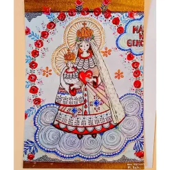 Konvolut Kunstpostkarten, 5 Stück Weihnnachtskarten, Grußkarten,  nach Originalgemälden aus eigenem Atelier