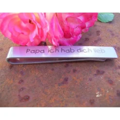 Krawattennadel, für den besten Papa der Welt! personalisierte Geschenke für den Vater