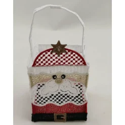 Körbchen Weihnachtsmann mit Gürtel