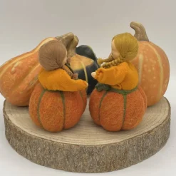 Kürbis - Jahreszeitentisch - Blumenmädchen  - Herbst