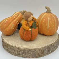 Kürbis - Jahreszeitentisch - Blumenmädchen  - Herbst