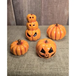 Kürbis Figur- Halloween - Dekoration - Handarbeit