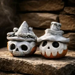 Kürbis Figur- Halloween - Dekoration - Handarbeit