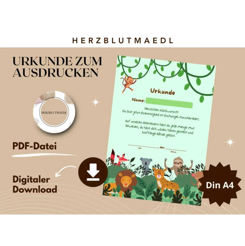Kreative Kindergeburtstag Mitgebsel für eine unvergessliche Feier | Dschungelparty | Mitgebsel Kinderparty | kleine Gesc