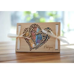 Kreatives Geldgeschenk Hochzeit & Geburtstag – Herzmotiv Geldverpackung als Geschenkidee, Reise, Geburt