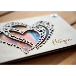 Kreatives Geldgeschenk Hochzeit & Geburtstag – Herzmotiv Geldverpackung als Geschenkidee, Reise, Geburt