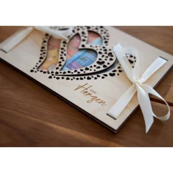 Kreatives Geldgeschenk Hochzeit & Geburtstag – Herzmotiv Geldverpackung als Geschenkidee, Reise, Geburt