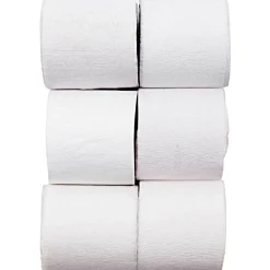 Kreppbänder weiß 6 Rollen a 10 m 35 mm breit