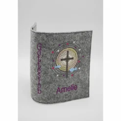 Kreuz Schrein Gebetbuch Hülle Geschenk Kommunion Firmung Rosenkranz religiös personalisier