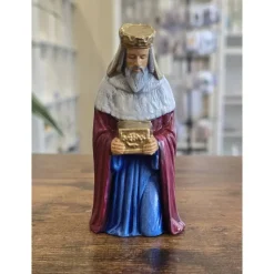 Krippenfigur aus Keramik - König - Weihnachtsdekoration