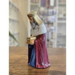 Krippenfigur aus Keramik - König - Weihnachtsdekoration