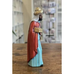 Krippenfigur aus Keramik - König - Weihnachtsdekoration