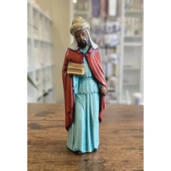 Krippenfigur aus Keramik - König - Weihnachtsdekoration