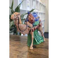 Krippenfiguren aus Keramik - Kamel - Stall - Weihnachtsdekoration