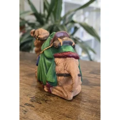 Krippenfiguren aus Keramik - Kamel - Stall - Weihnachtsdekoration
