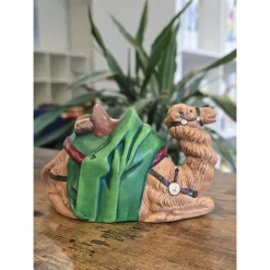 Krippenfiguren aus Keramik - Kamel - Stall - Weihnachtsdekoration